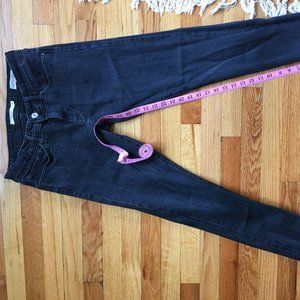 Levi's 711 Selvedge Skinny Jean Size 28 Gray